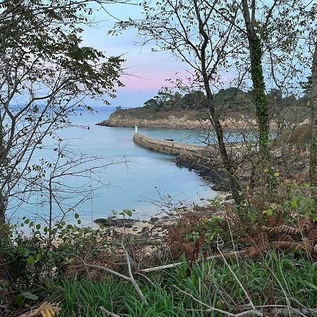 Tres Bel Appartement Vue Mer Avec Piscine Douarnenez Exterior photo